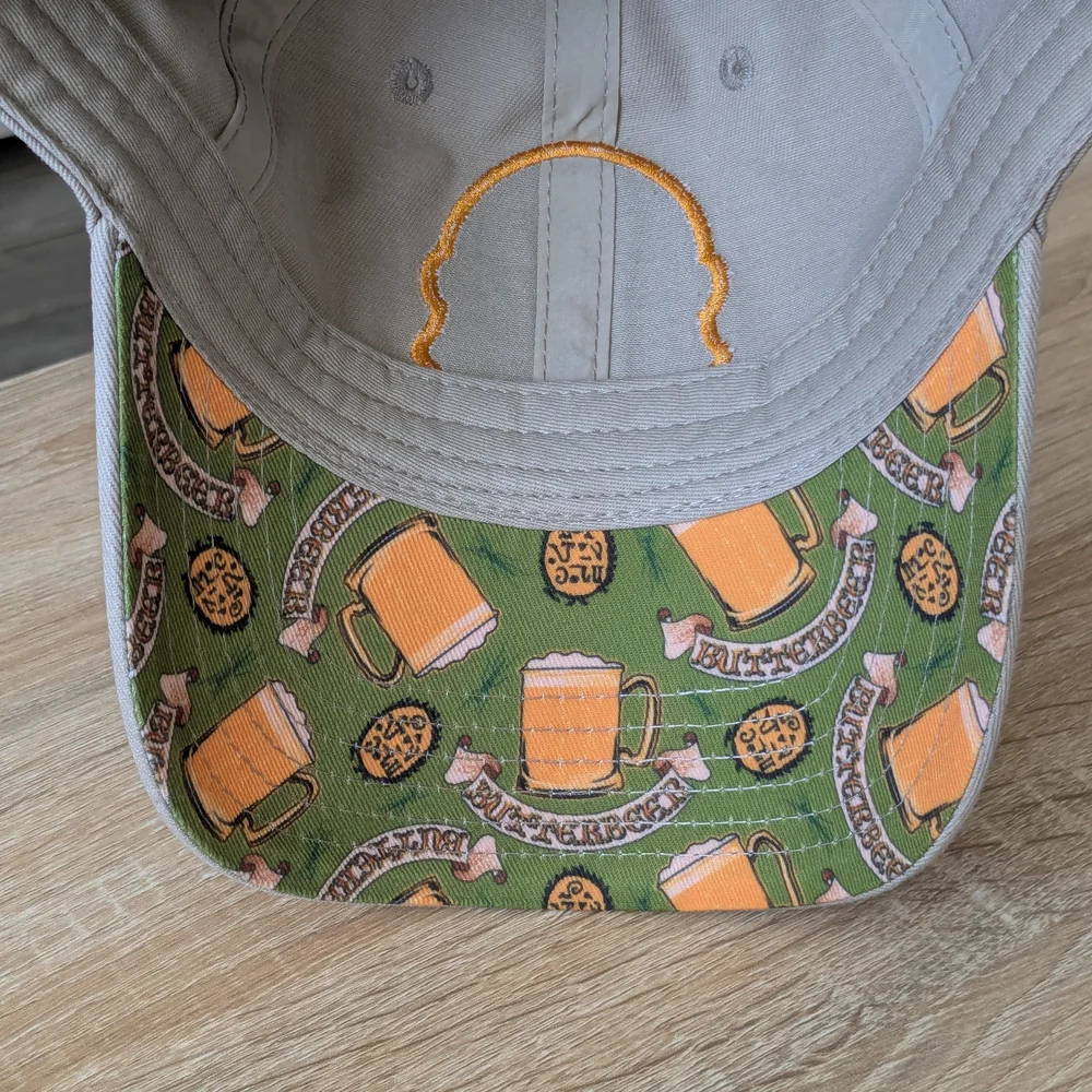 Butterbeer Baseball Cap From Universal The Wizarding World Of Harry Potter, Used - Picture 6 of 10